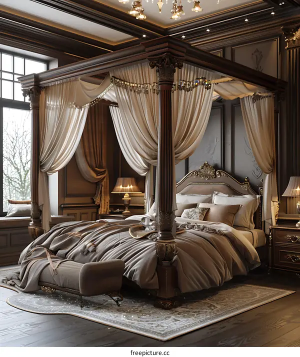 European luxury bedroom
