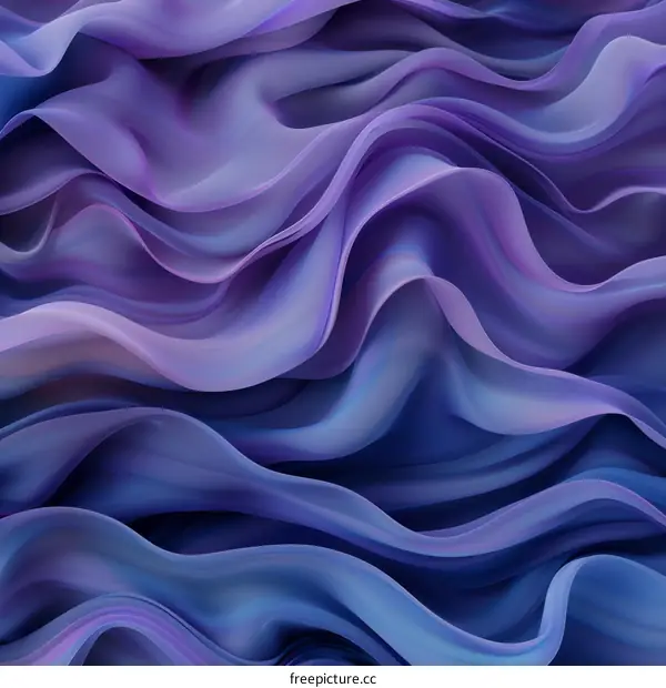 purple silk fabric with waves