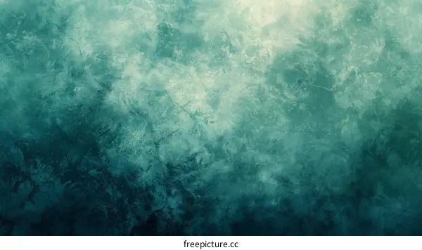 Abstract Blue Green Grunge Background Texture