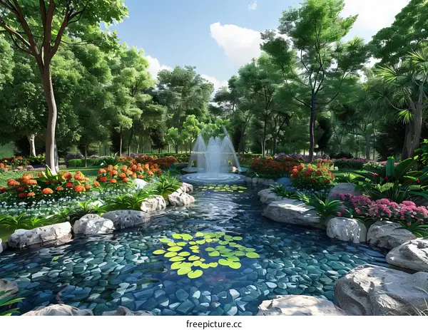Design Renderings of Scenic Landscape