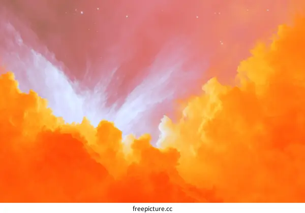 Colorful Abstract Sky Cloudscape
