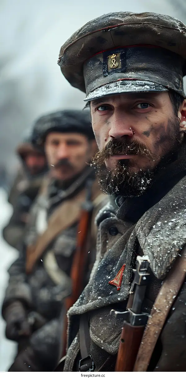 A soldier from the Russian Civil War.