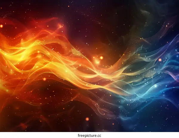 Abstract Cosmic Energy Flow Background