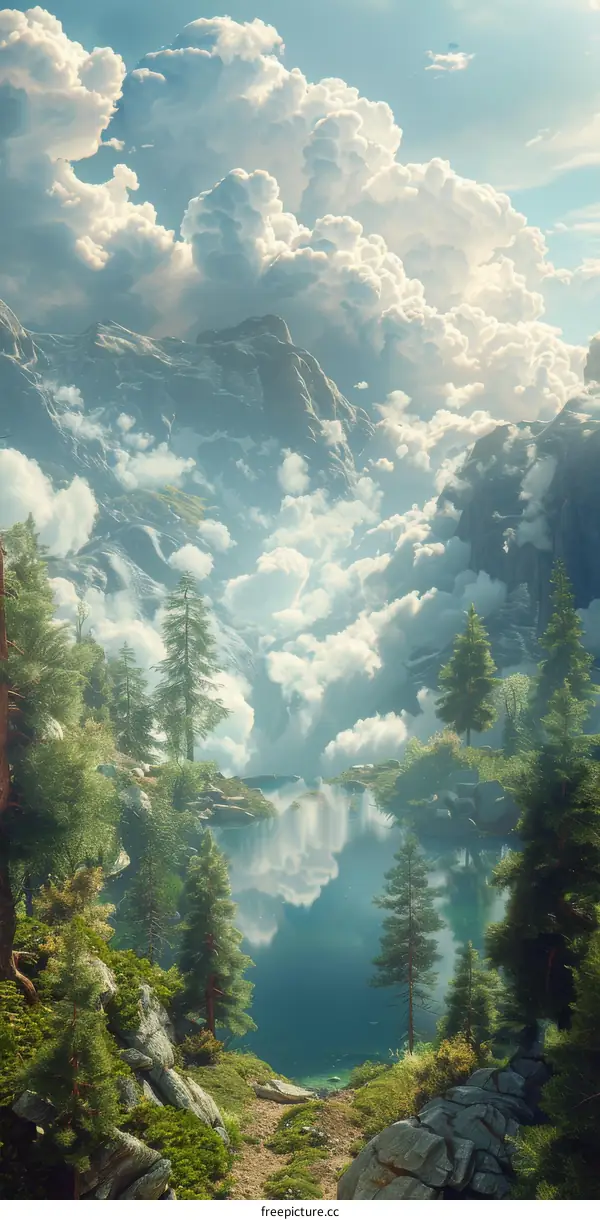 Stunning mountain landscape