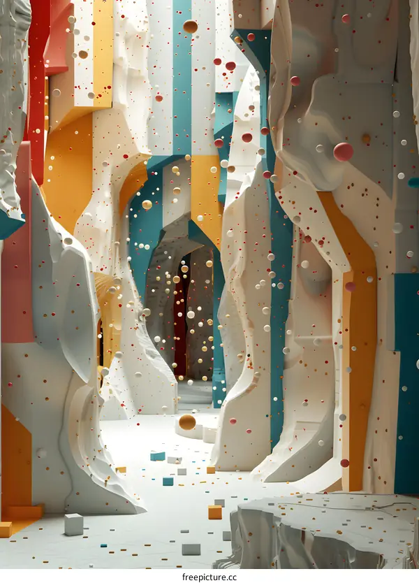 Abstract Futuristic Archway