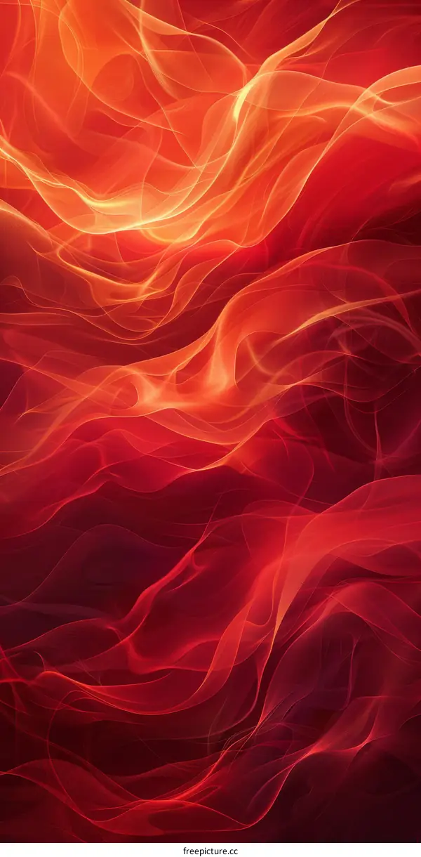 Fire: an Abstract Expression of Nature's Rage