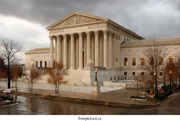Supreme Court Building in Washington DC
