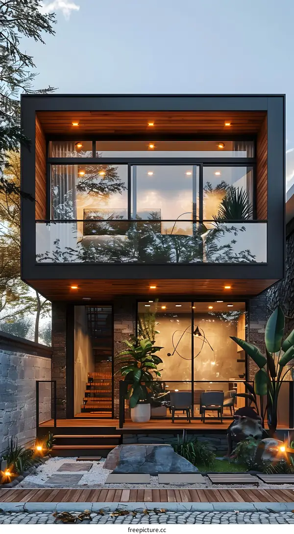 Modern minimalist style house