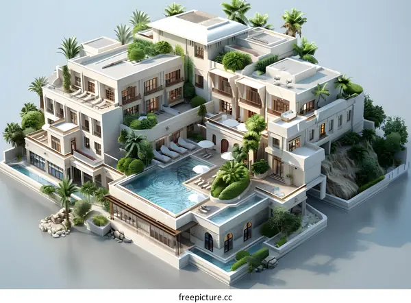 Luxury villa on Palm Jumeirah, Dubai