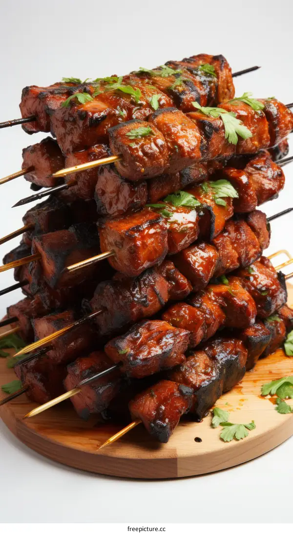 Delectable Pork Skewers for a Sizzling Feast