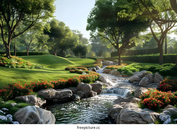 Landscape design renderings