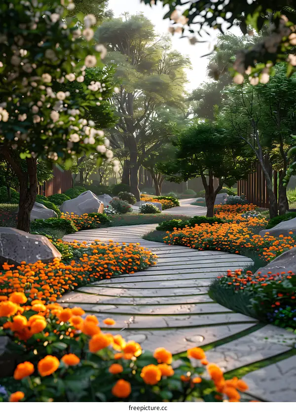 Landscape architecture design renderings