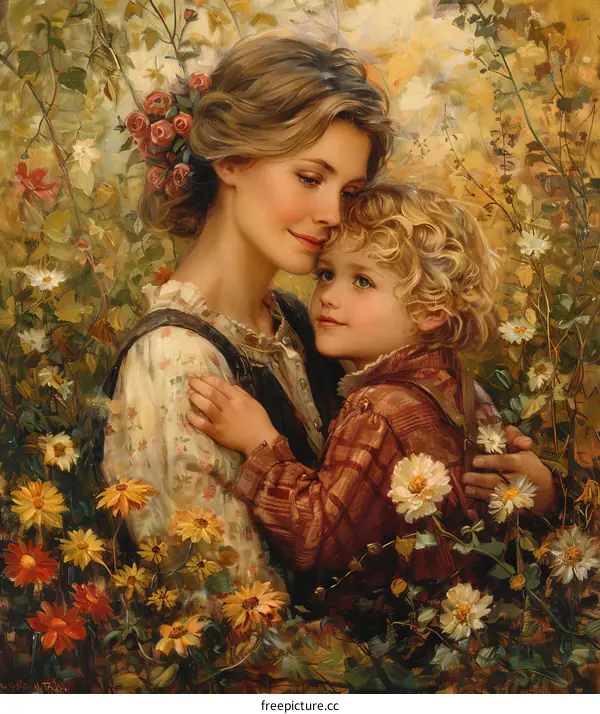 Mother and Child Portrait