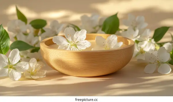 Spring Blossom Spa Bowl Arrangement