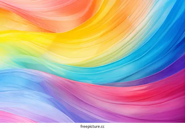 Colorful Wavy Gradient Backdrop