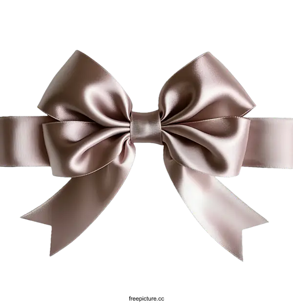 [Transparent Background PNG]Elegant Rose Gold Gift Bow Decoration