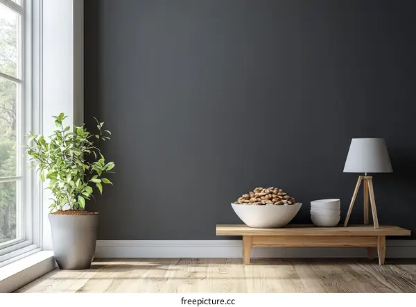 Modern Minimalist Home Interior Design Illustration