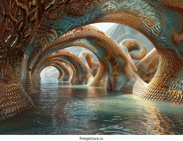 Surreal Organic Architecture in Water
