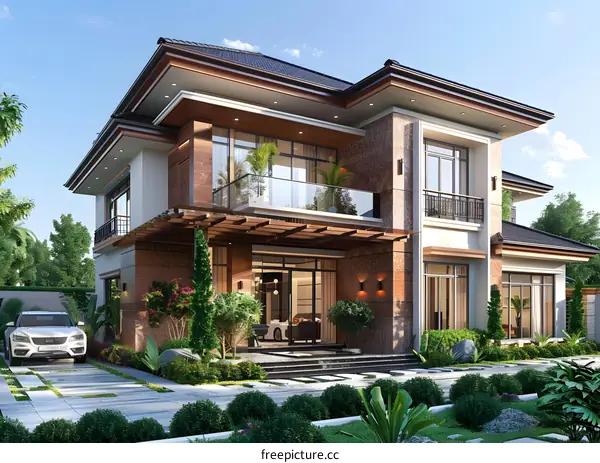 Modern style villa
