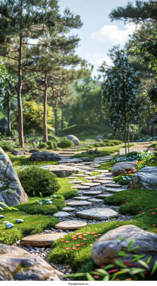 Zen Garden: A Japanese Oasis of Tranquility