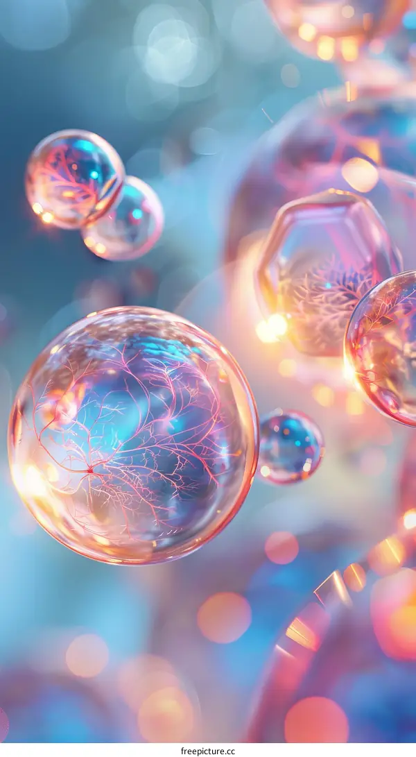 Neurons in a Soap Bubble: An Artistic Rendering