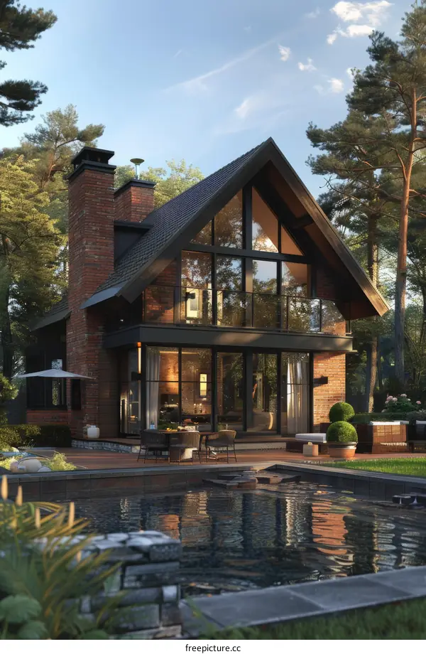 Modern Minimalist House in the Woods