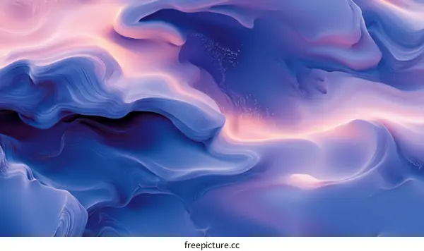 Abstract  Blue and Pink  Fluid  Background