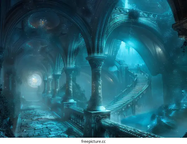 Fantasy Castle Concept Art: Overgrown Ruins