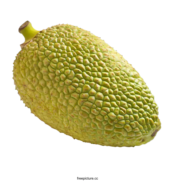 [Transparent Background PNG]Green Jackfruit Isolated on White Background