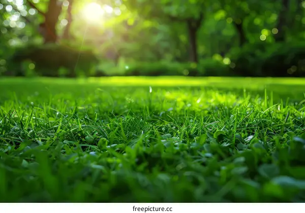 Sunlit Meadow Landscape