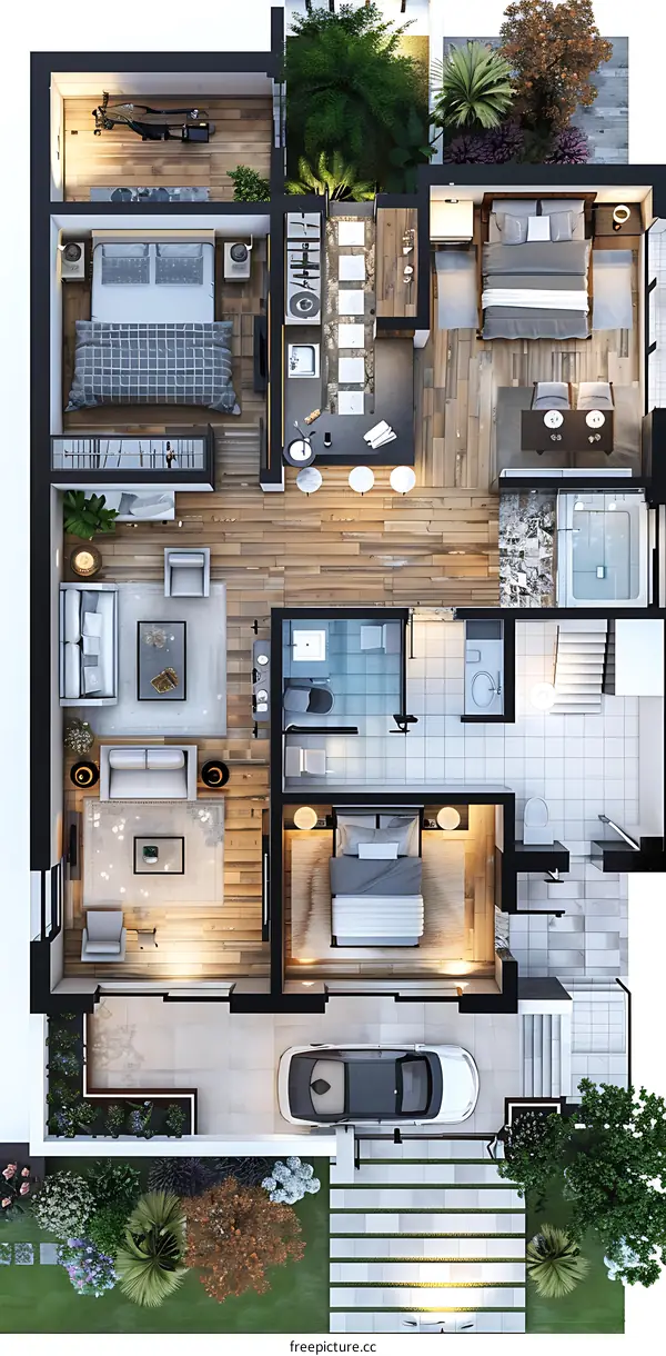 Duplex Apartment Interior Design