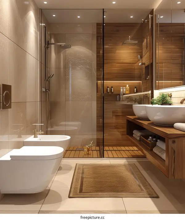 Modern Contemporary Luxury Bathroom Interior Design
