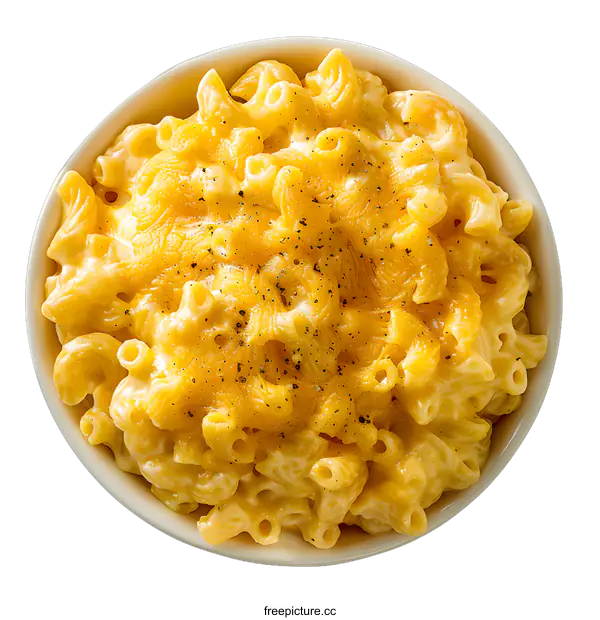 [Transparent Background PNG]Bowl of macaroni and cheese