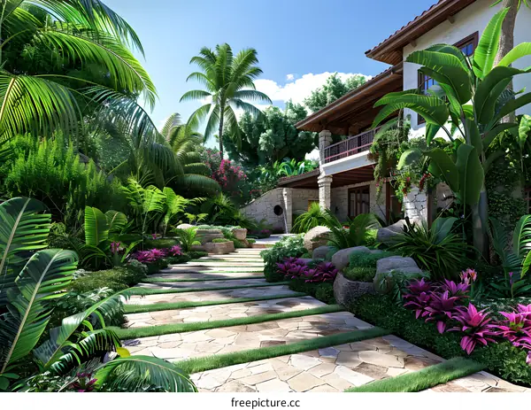 Tropical Garden Landscape Design