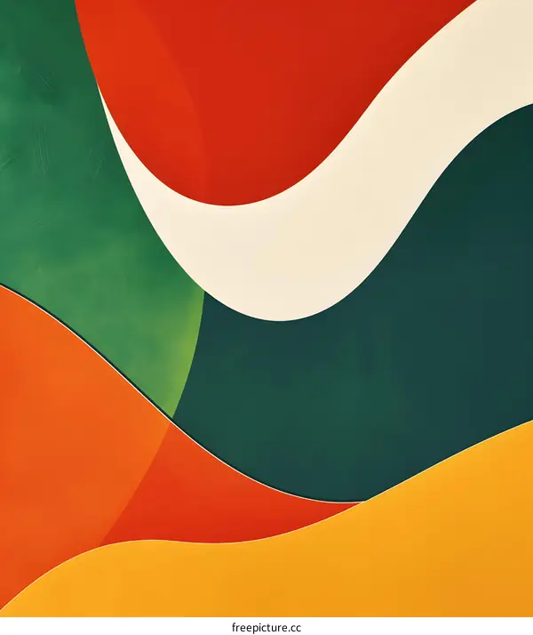 Abstract Colorful Shapes Background
