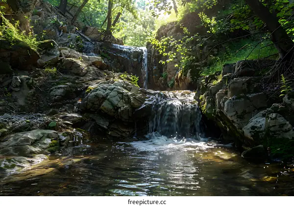 Waterfall in the Forest