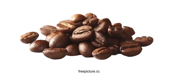 [Transparent Background PNG]Roasted Coffee Beans Close-up