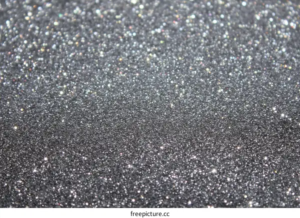 Silver Glitter Background Texture