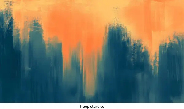Abstract Colorful Brushstrokes