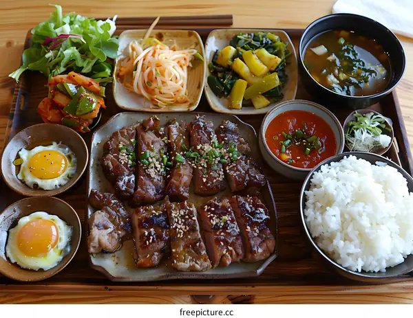 Korean Grilled Pork Belly Set