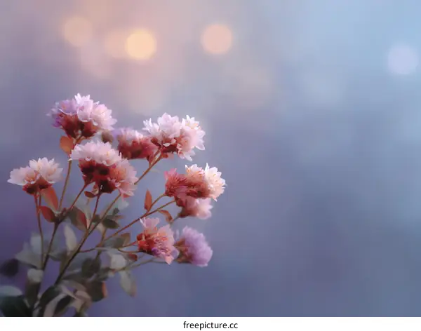 Beautiful Flowers in Soft Pastel Colors