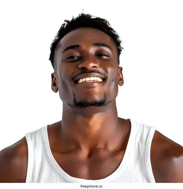 [Transparent Background PNG]Portrait of a Happy Young Man