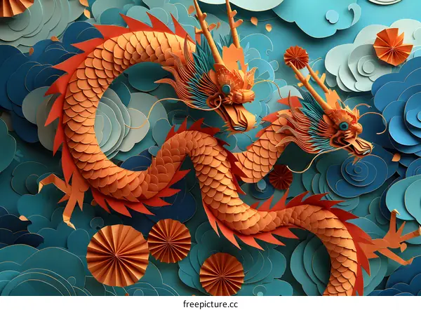Paper Dragon Craft Art