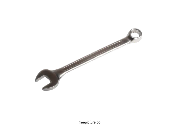 [Transparent Background PNG]Metal Wrench Isolated on White Background
