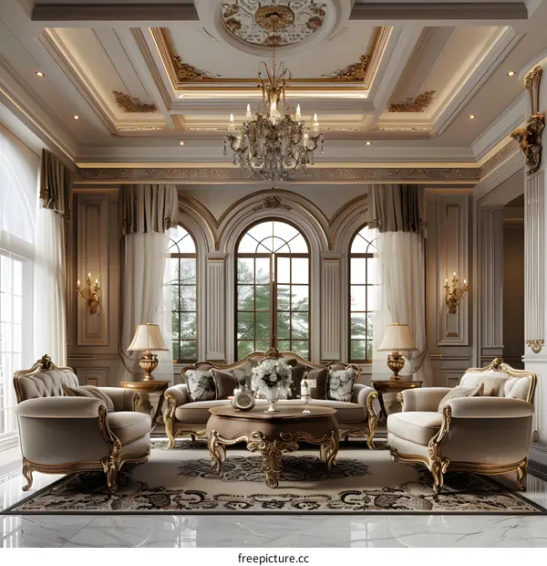 European style living room