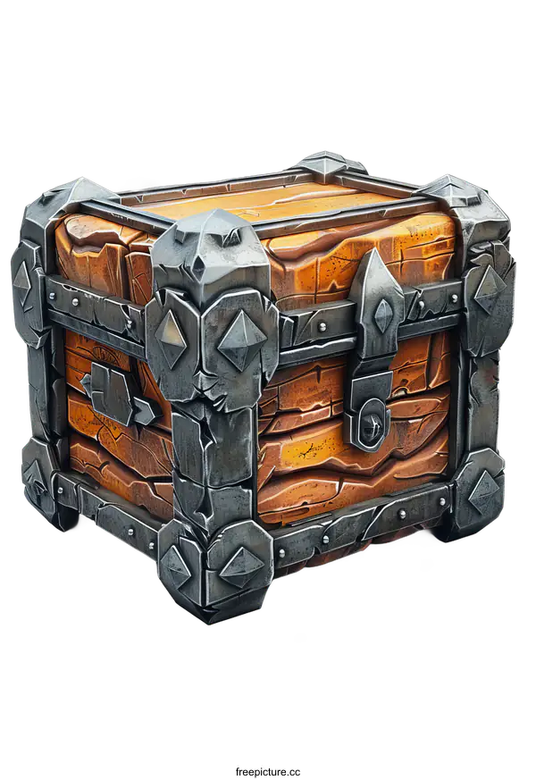 [Transparent Background PNG]Treasure Chest on transparent background