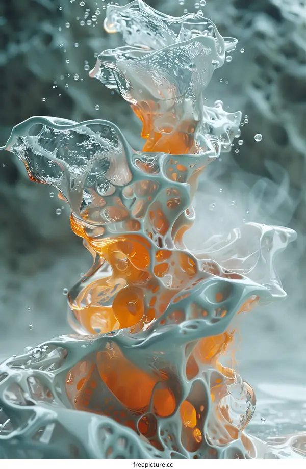 Stunning Abstract Organic Structure Reminiscent of a Coral or Otherworldly Sea Creature