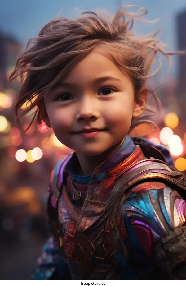 Futuristic Girl: Embracing Wonder and Empowerment