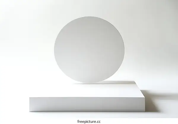 Abstract Minimalist Geometric Shapes Display