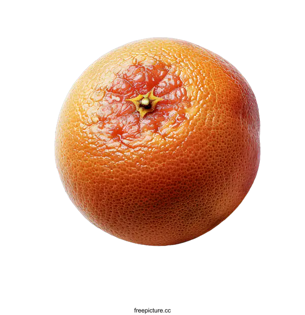 [Transparent Background PNG]Fresh Grapefruit on White Background